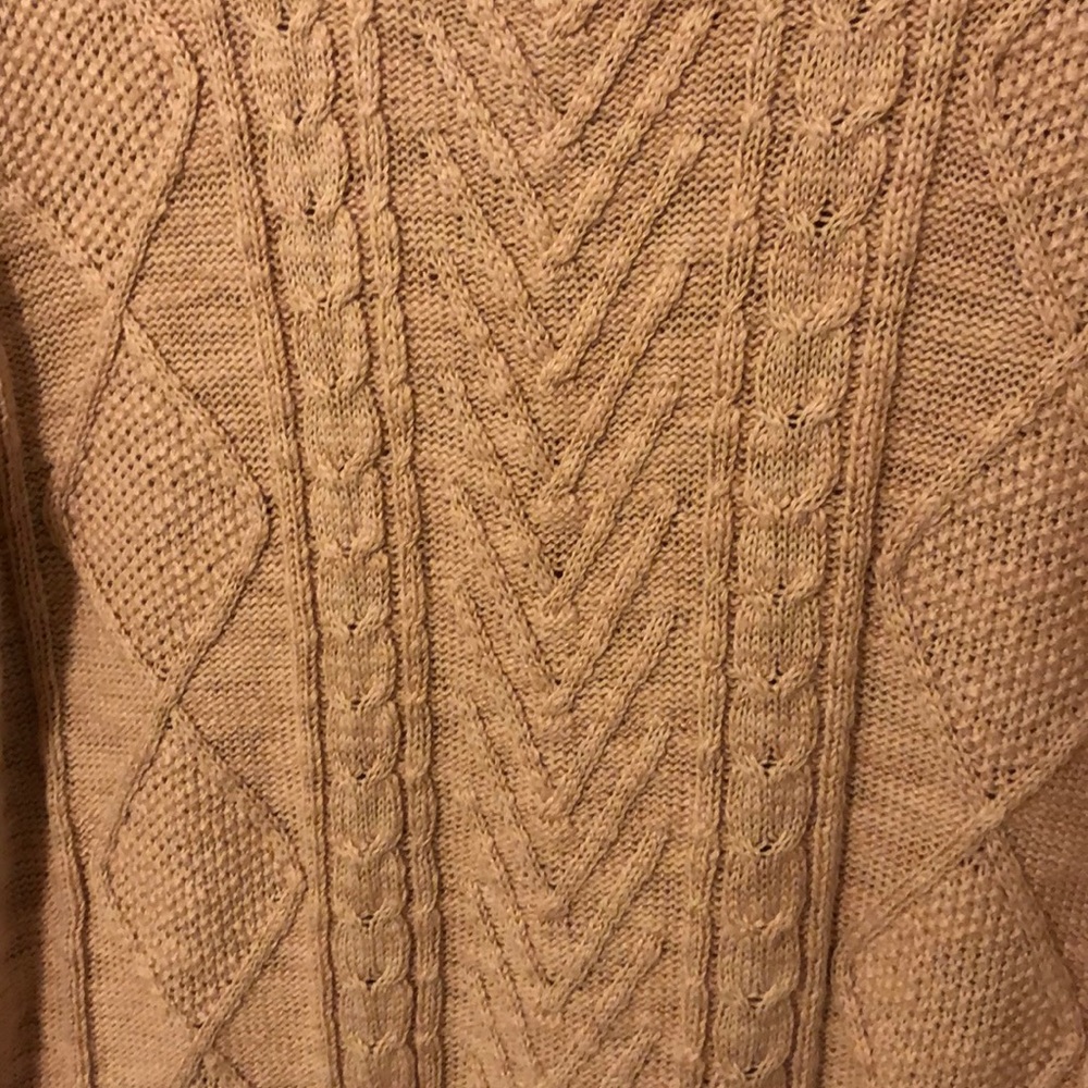 BLUSH CABLE KNIT SWEATER - Picture 3 of 6